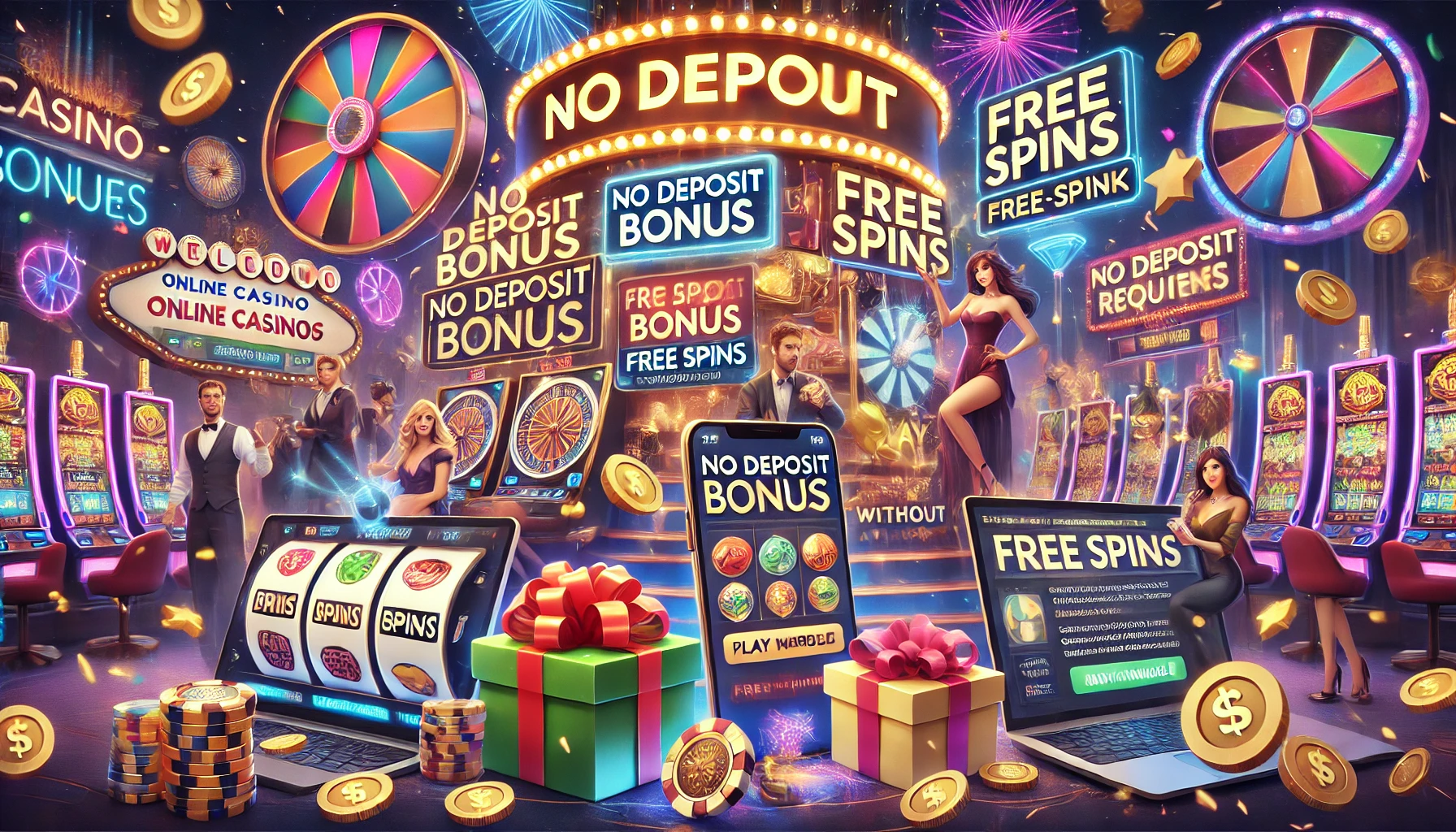 Бездепозитные бонусы в казино