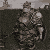 Игровой персонаж рыцарь в доспехе с мечом; аватарка 99×99px
