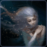 Русалка в глубинах темных вод; аватарка 98×98px