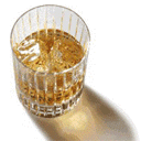 Виски со льдом; видео аватарка 128×128 px