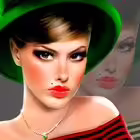 ава лицо брюнетка 27