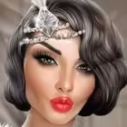 ава лицо брюнетка 4