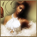 Гламурная блондинка в роскошном белом платье; анимированная аватарка 150×150px