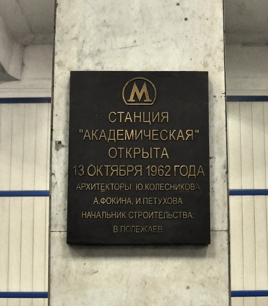 станция метро «Академическая»