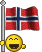 смайлик флаг Норвегия