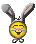 смайлик кролик смех