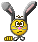 смайлик кролик