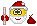 смайлик Дед Мороз с посохом